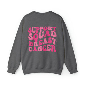 RETRO Support Squad Sweatshirts for Breast Cancer Awareness Retro