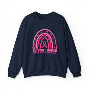 RETRO Support Squad Sweatshirts for Breast Cancer Awareness Retro