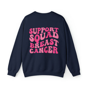 RETRO Support Squad Sweatshirts for Breast Cancer Awareness Retro