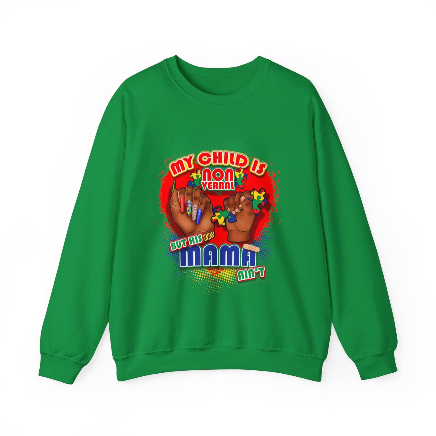 Autistic Nonverbal (Boy) Crewneck Sweatshirt