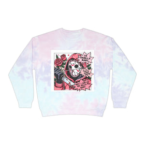 Anti Valentine's Day Unisex Tie-Dye Sweatshirt