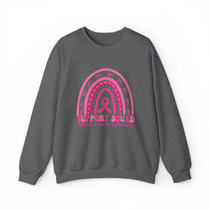 RETRO Support Squad Sweatshirts for Breast Cancer Awareness Retro