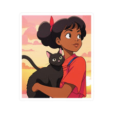 Load image into Gallery viewer, Melinated Anime and her Cat
