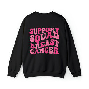 RETRO Support Squad Sweatshirts for Breast Cancer Awareness Retro