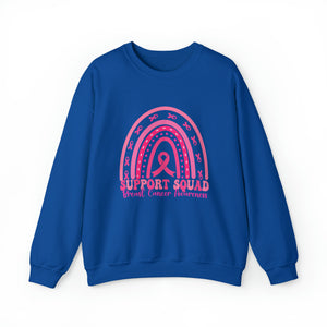 RETRO Support Squad Sweatshirts for Breast Cancer Awareness Retro