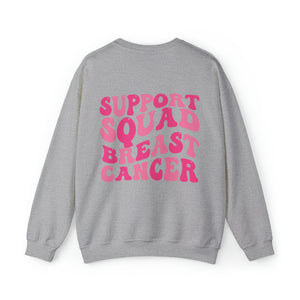 RETRO Support Squad Sweatshirts for Breast Cancer Awareness Retro