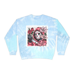 Anti Valentine's Day Unisex Tie-Dye Sweatshirt