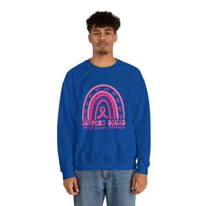 RETRO Support Squad Sweatshirts for Breast Cancer Awareness Retro