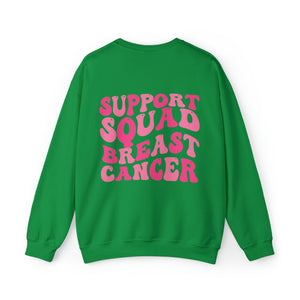 RETRO Support Squad Sweatshirts for Breast Cancer Awareness Retro