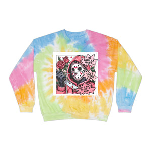 Anti Valentine's Day Unisex Tie-Dye Sweatshirt