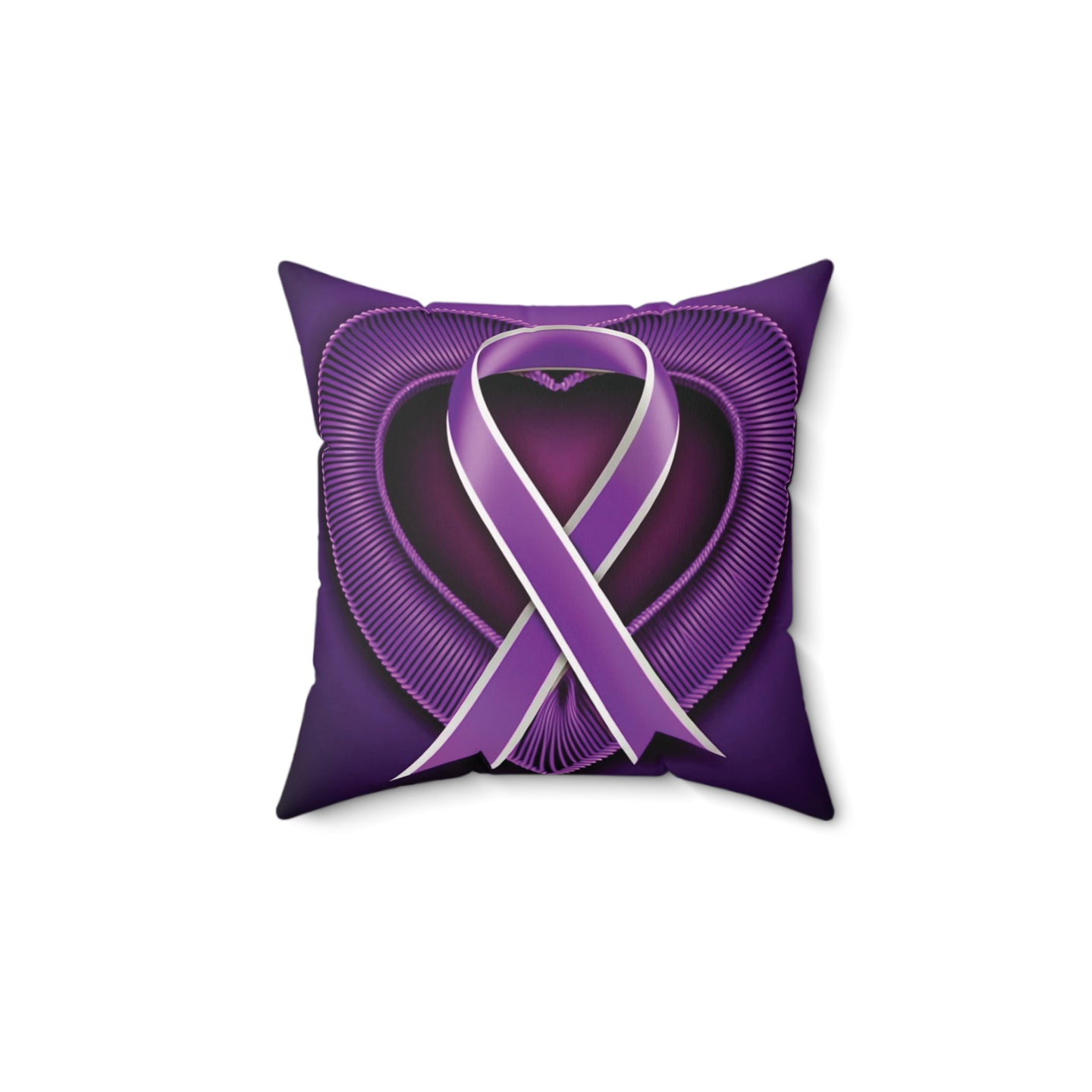 Epilepsy Awareness Square Pillow