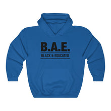 Load image into Gallery viewer, B.A.E (Black &amp; Educated) Hoodie
