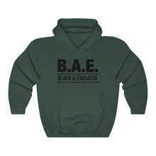 Load image into Gallery viewer, B.A.E (Black &amp; Educated) Hoodie
