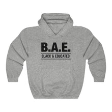 Load image into Gallery viewer, B.A.E (Black &amp; Educated) Hoodie
